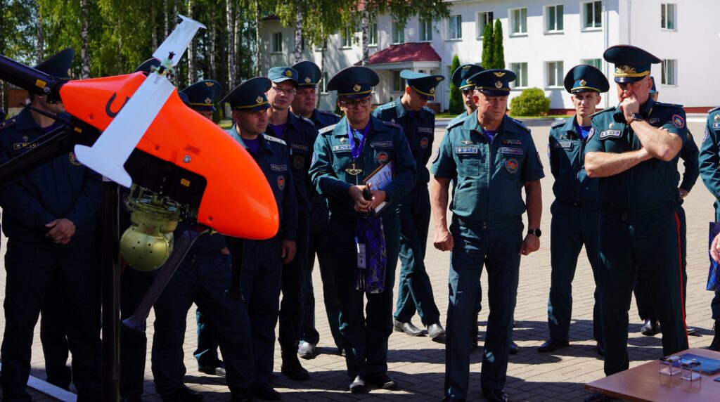 Demonstration of the UAV "ELECTRON 7" at the flight competitions of the Ministry for Emergency Situations