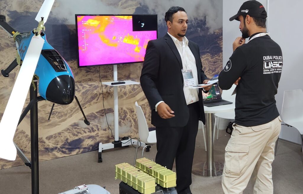 UVR drone at Helishow 2022, Dubai