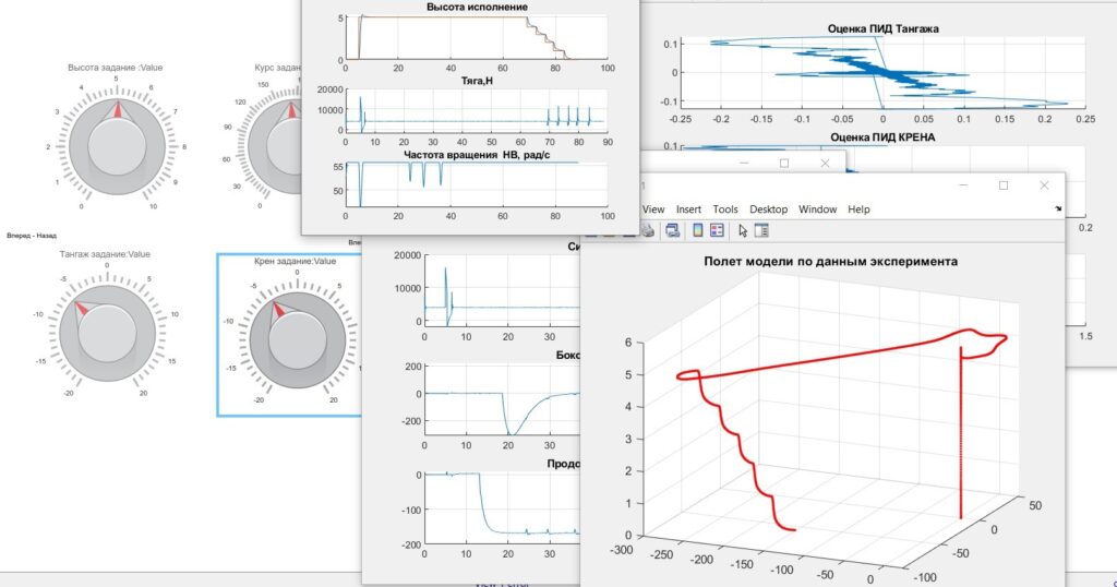 Improving the Quality of Control of the UVR UAVs by Using Simulation Analogues