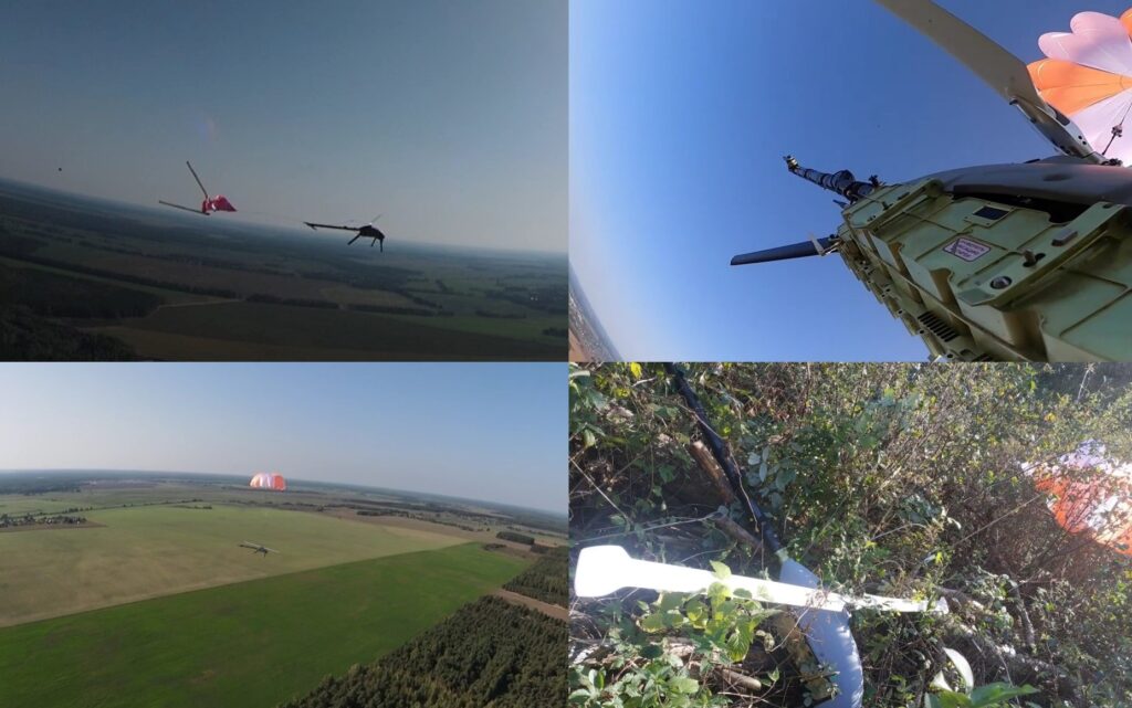 Успешные испытания новой спасательной парашютной системы БЛА «Электрон 7»